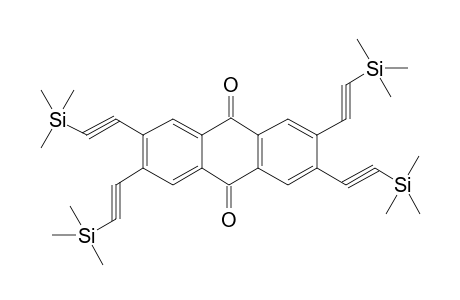 2,3,6,7-tetrakis[(Trimethylsylyl)ethynyl]-9,10-anthraquinone