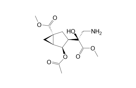 (1R,3R,4S,5S,1'S)-(+)-4-Acetoxy-3-(1'-aminomethyl-1'-hydroxy-1'-methoxycarbonylmethyl)-1-methoxycarbonylbicyclo[3.1.0]hexane