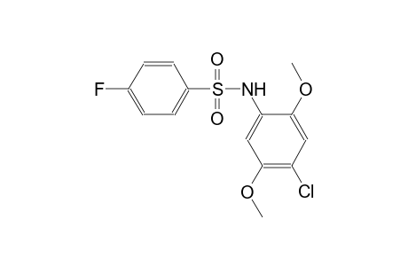 N-(4-chloro-2,5-dimethoxyphenyl)-4-fluorobenzenesulfonamide