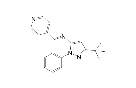 (E)-3-tert-Butyl-1-phenyl-N-(pyridin-4-ylmethylene)-1H-pyrazol-5-amine