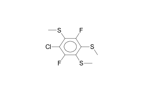 1-CHLORO-2,4,5-TRI(METHYLTHIO)-3,6-DIFLUOROBENZENE