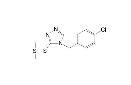 4-(4-Chlorobenzyl)-4H-1,2,4-triazol-3-yl hydrosulfide, tms