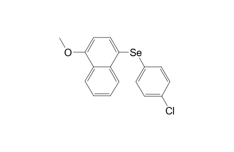 (4-chlorophenyl)(1-methoxynaphthalen-4-yl)selane