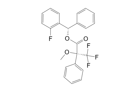 (S)-(2-FLUOROPHENYL)-PHENYLMETHYL-(S)-3,3,3-TRIFLUORO-2-METHOXY-2-PHENYLPROPANOATE