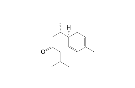 (6S)-2-methyl-6-[(1R)-4-methyl-1-cyclohexa-2,4-dienyl]-2-hepten-4-one