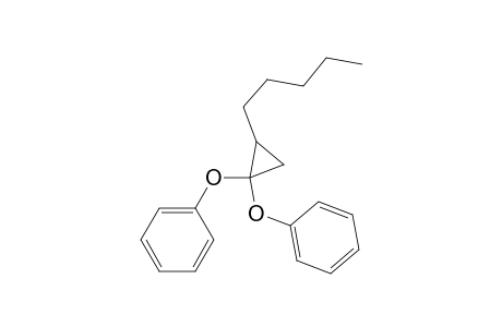 2-Pentyl-1,1-(diphenoxy)cyclopropane