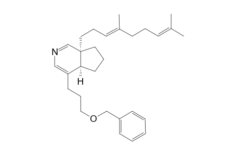 [4a.alpha.,7a.alpha.(E)-(+-)-7a-(4,8-Dimethyl-3,7-nonadienyl)-4a,6,7,7a-tetrahydro-4-[3-(phenylmethoxy)propyl]-5H-2-pyrindine