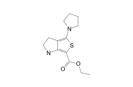ETHYL-2,3-DIHYDRO-4-PYRROLIDINO-1H-THIENO-[3,4-B]-PYRROLE-6-CARBOXYLATE