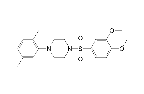 1-(3,4-dimethoxyphenyl)sulfonyl-4-(2,5-dimethylphenyl)piperazine