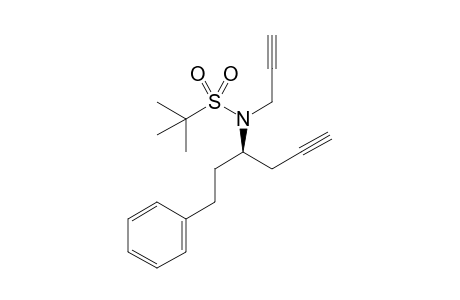 (3R)-N-(tert-Butanesulfonyl)-N-(2-propyl)-1-phenylhex-5-yn-3-amine