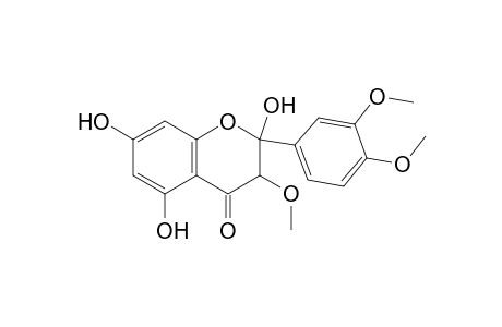4H-1-Benzopyran-4-one, 2-(3,4-dimethoxyphenyl)-2,3-dihydro-2,5,7-trihydroxy-3-methoxy-, trans-