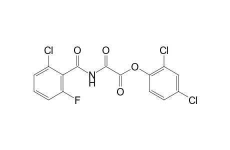 N-(2-chloro-6-fluorobenzoyl)oxamic acid, 2,4-dichlorophenyl ester