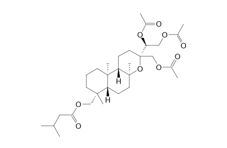 19-O-ISOVALEROYL-14,15,16-TRIACETYL-14,15,16,19-TETRAHYDROXY-ENT-MANOYLOXIDE