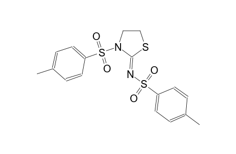 benzenesulfonamide, 4-methyl-N-[(2Z)-3-[(4-methylphenyl)sulfonyl]thiazolidinylidene]-