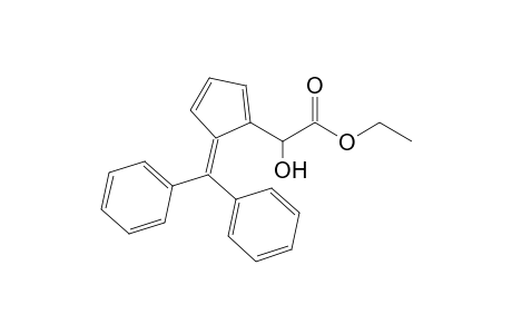 (5-Benzhydrylidenecyclopenta-1,3-dienyl)hydroxyacetic acid ethyl ester