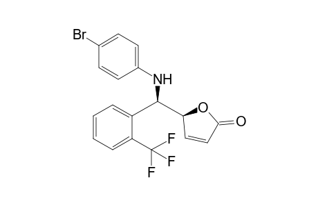 (S)-5-((R)-(4-Bromophenylamino)(2-(trifluoromethyl)phenyl)methyl)furan-2(5H)-one