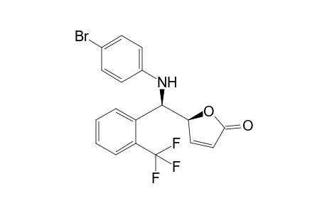 (S)-5-((R)-(4-Bromophenylamino)(2-(trifluoromethyl)phenyl)methyl)furan-2(5H)-one