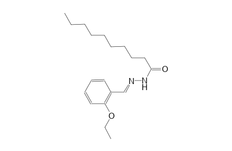 decanoic acid, 2-[(E)-(2-ethoxyphenyl)methylidene]hydrazide
