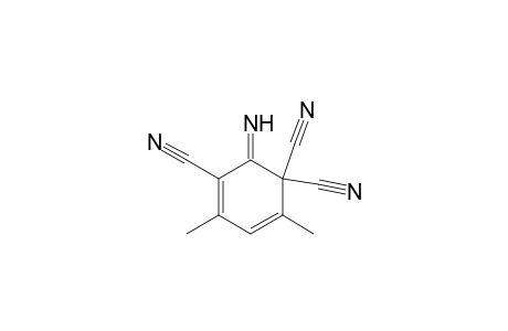 1,2-Dihydro-1-imino-2,2,6-tricyano-3,5-dimethylbenzene