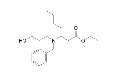 Ethyl 3-[N-Benzyl-N-(3-hydroxypropyl)amino]heptanoate