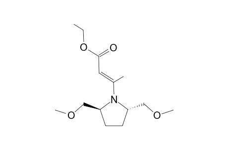 (E)-3-((2S,5S)-2,5-Bis-methoxymethyl-pyrrolidin-1-yl)-but-2-enoic acid ethyl ester