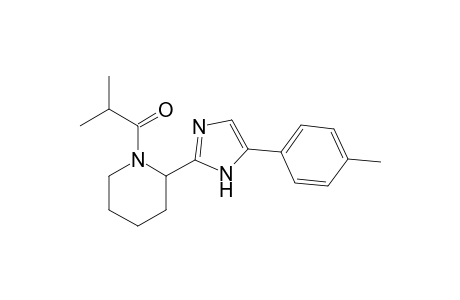 2-methyl-1-(2-(5-(p-tolyl)-1H-imidazol-2-yl)piperidin-1-yl)propan-1-one