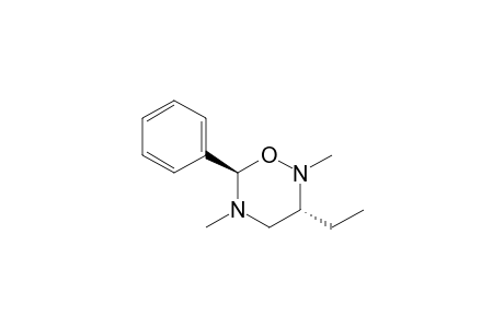 (3R,6R)-3-ethyl-2,5-dimethyl-6-phenyl-1,2,5-oxadiazinane