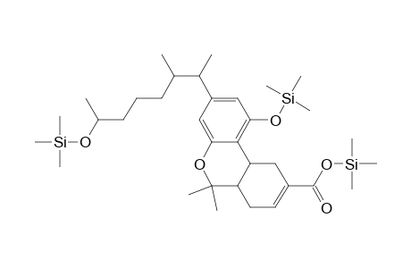 Trimethylsilyl 3-[1',2'-dimethyl-6'-(trimethylsilyloxy)heptyl]-1-trimethylsilyloxy-6a,7,10,10a-tetrahydro-6,6-dimethyl-6H-dibenzo[b,d]pyrane-9-carboxylate