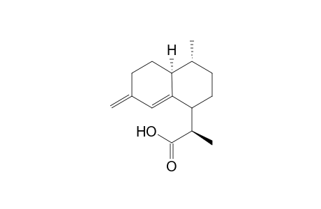 Cadin-4(15),5-dien-12-oic acid