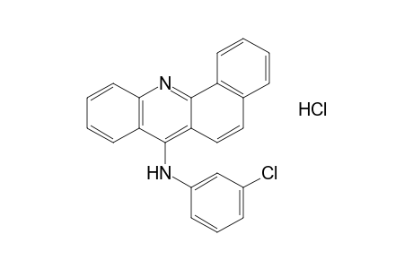 7-(m-chloroanilino)benz[c]acridine, hydrochloride