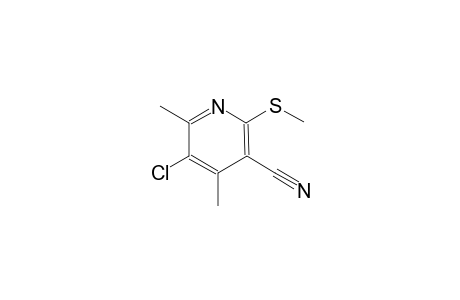 3-pyridinecarbonitrile, 5-chloro-4,6-dimethyl-2-(methylthio)-