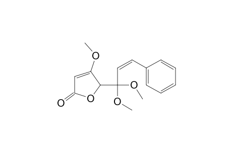 2(5H)-Furanone, 5-(1,1-dimethoxy-3-phenyl-2-propenyl)-4-methoxy-, (Z)-