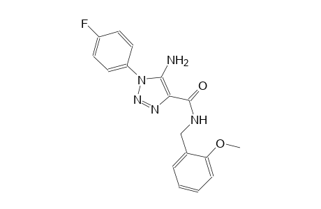 1H-1,2,3-triazole-4-carboxamide, 5-amino-1-(4-fluorophenyl)-N-[(2-methoxyphenyl)methyl]-