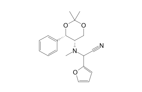 2-[[(4S,5S)-2,2-dimethyl-4-phenyl-1,3-dioxan-5-yl]-methyl-amino]-2-(2-furyl)acetonitrile