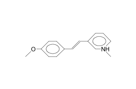 3-(4-Methoxy-styryl)-N-methyl-pyridinium cation
