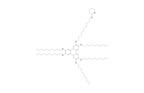 3,6,7,10,11-pentakis(Decyloxy)-2-{10'-[(3'',4'',5'',6''-tetrahydro-2H-pyran-2''-yl)oxy]decyloxy}triphenylene