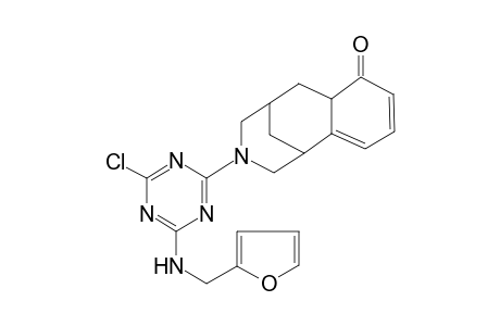 11-[4-chloro-6-[(furan-2-ylmethyl)-amino]-[1,3,5]triazin-2-yl]-11-aza-tricyclo[7.3.1.0(2,7)]trideca-2,4-dien-6-one