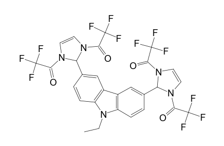 1H-Imidazole, 2,2'-(9-ethyl-9H-carbazole-3,6-diyl)bis[2,3-dihydro-1,3-bis(trifluoro acetyl)-