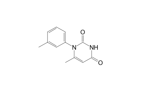 6-Methyl-1-(3-methylphenyl)pyrimidine-2,4-dione