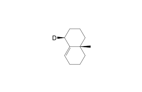 Naphthalene-1-d, 1,2,3,4,4a,5,6,7-octahydro-4a-methyl-, cis-