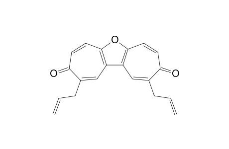 2,10-Diallyldicyclohepta[b,d]furan-3,9-dione