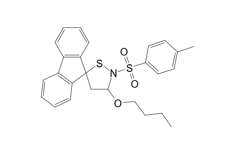 3'-Butoxy-2'-[(4-methylphenyl)sulfonyl]spiro[9H-fluorene-9,5'-isothiazolidine