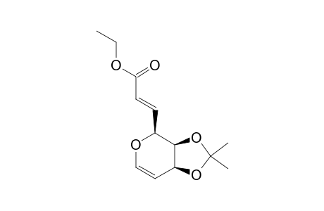 (Z)-ETHYL-1,2,6,7-TETRADEOXY-3,4-ISOPROPYLIDENE-D-LYXO-OCTA-1,6-DIENO-1,5-PYRANOSURONATE