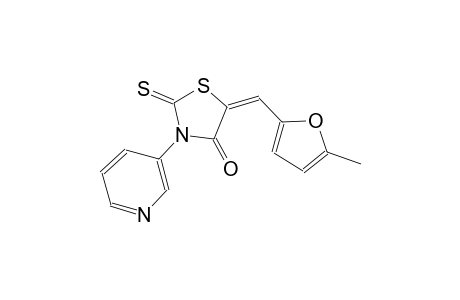 4-thiazolidinone, 5-[(5-methyl-2-furanyl)methylene]-3-(3-pyridinyl)-2-thioxo-, (5E)-