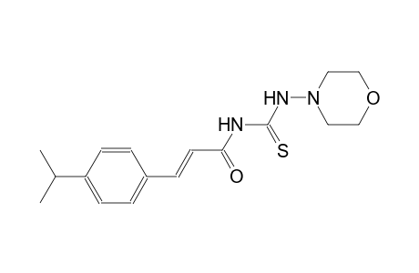 N-[(2E)-3-(4-isopropylphenyl)-2-propenoyl]-N'-(4-morpholinyl)thiourea