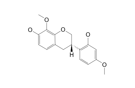 (3R)-8-METHOXYVESTITOL;(3R)-7,2'-DIHYDROXY-8,4'-DIMETHOXYISOFLAVAN