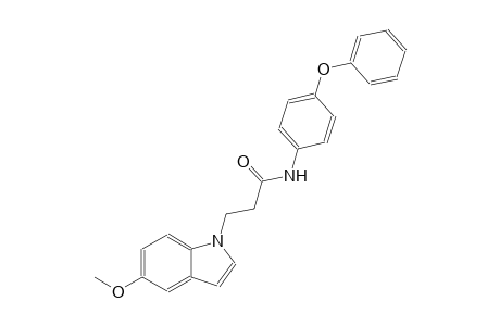 1H-indole-1-propanamide, 5-methoxy-N-(4-phenoxyphenyl)-