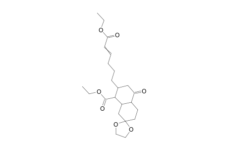 Ethyl 3-((e)-5-ethoxycarbonyl-4-pentenyl)-6,6-ethylendioxy-3,4,4a,5,6,7,8,8a-octahydronaphthalen-1(2h)-one-4-carboxylate