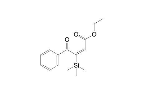 Ethyl (2E)-3-benzoyl-3-(trimethylsilyl)prop-2-enoate