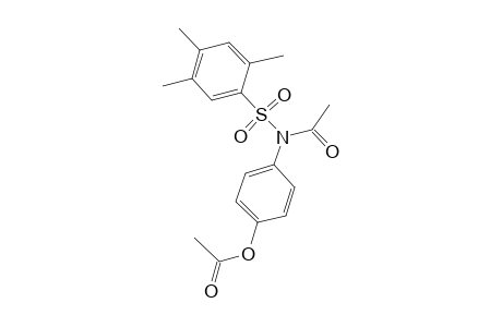 4-{N-[(2,4,5-trimethylbenzene)sulfonyl]acetamido}phenyl acetate